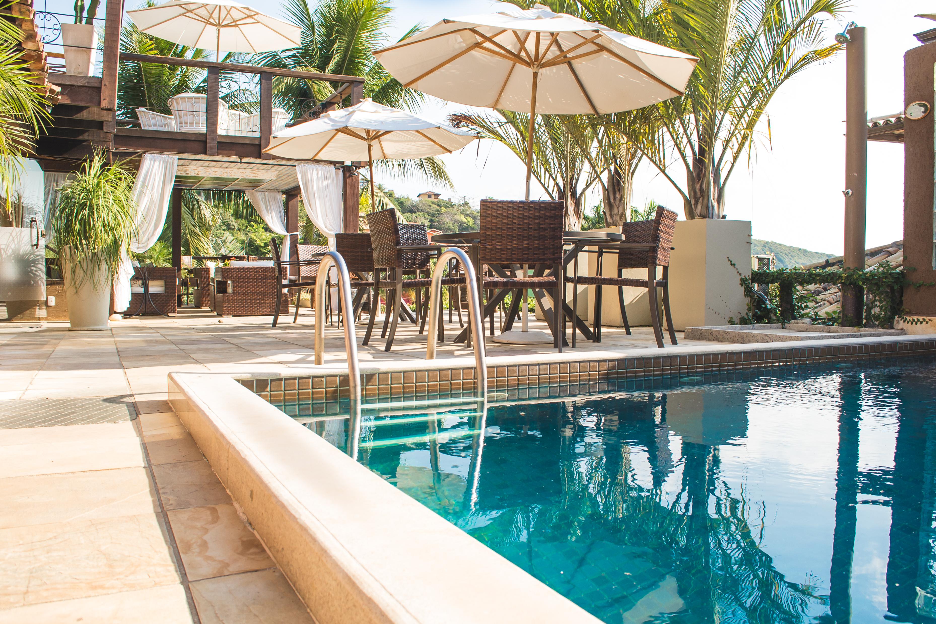 Pousada Praia Joao Fernandes Búzios エクステリア 写真 The pool at the hotel