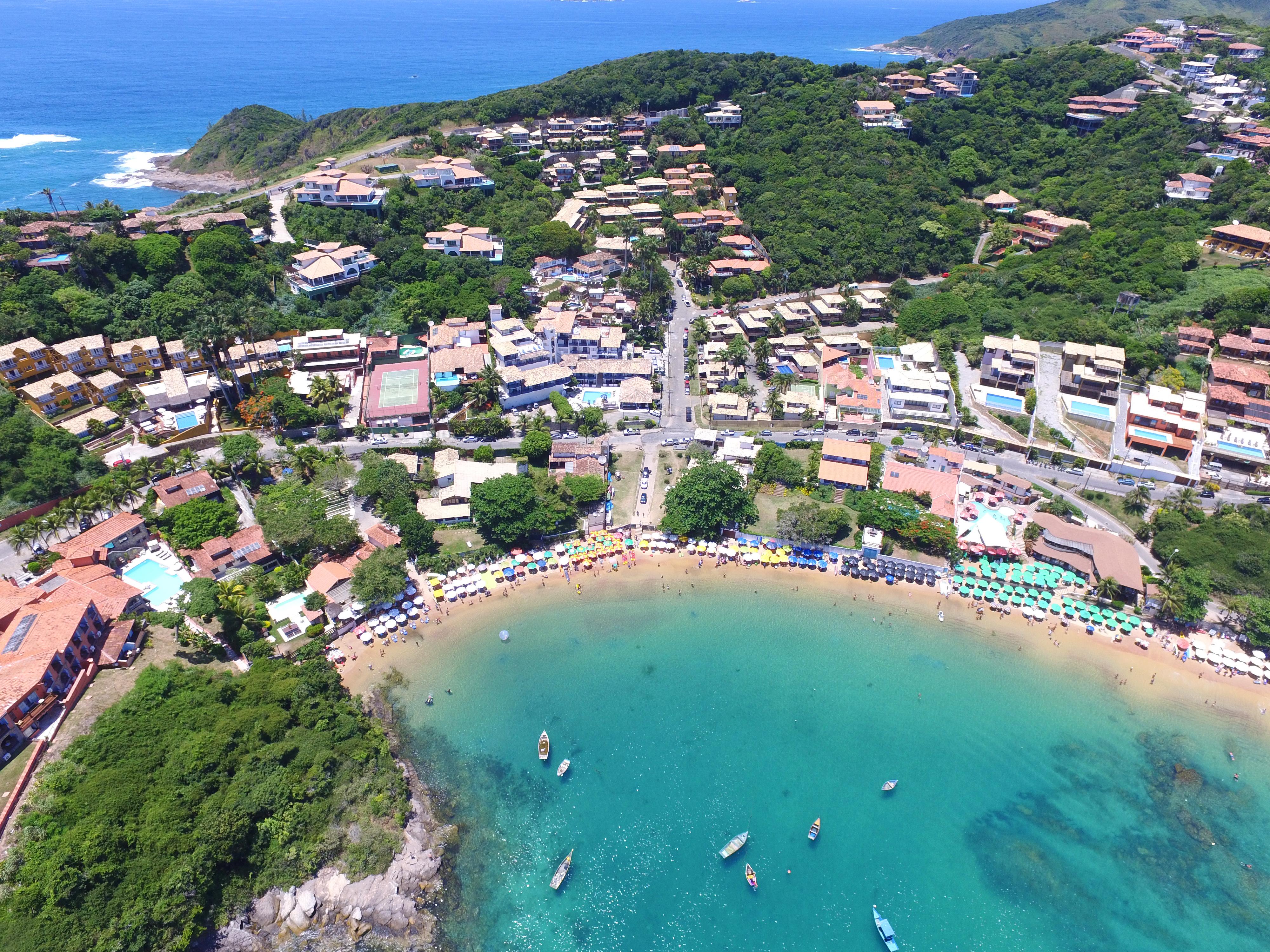 Pousada Praia Joao Fernandes Búzios エクステリア 写真 Aerial view of the beach