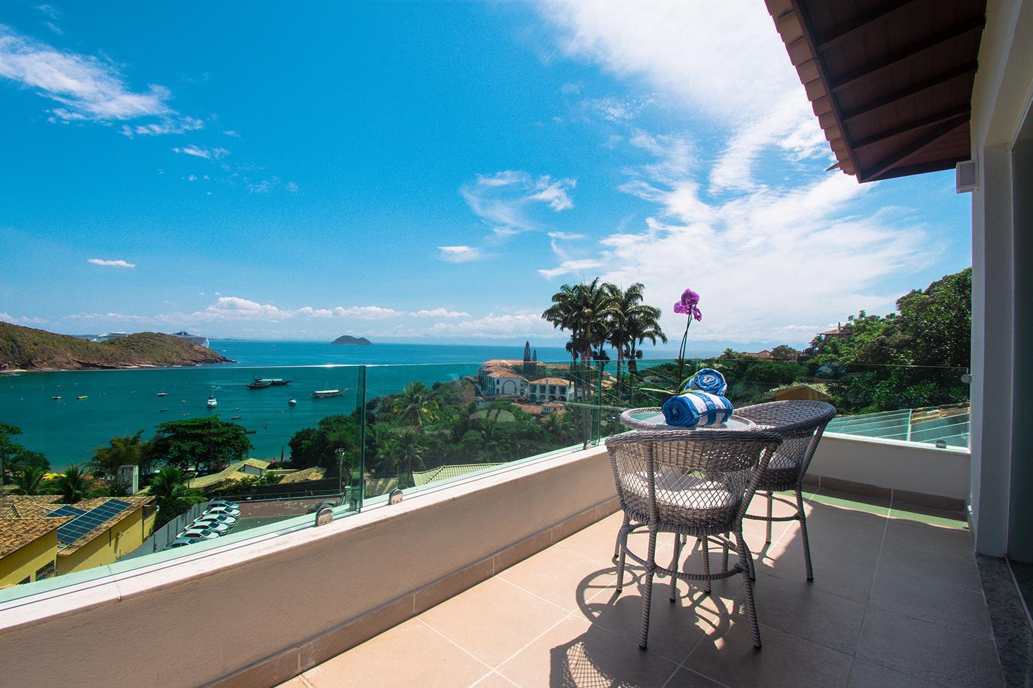 Pousada Praia Joao Fernandes Búzios エクステリア 写真 View from the balcony of a suite at the resort